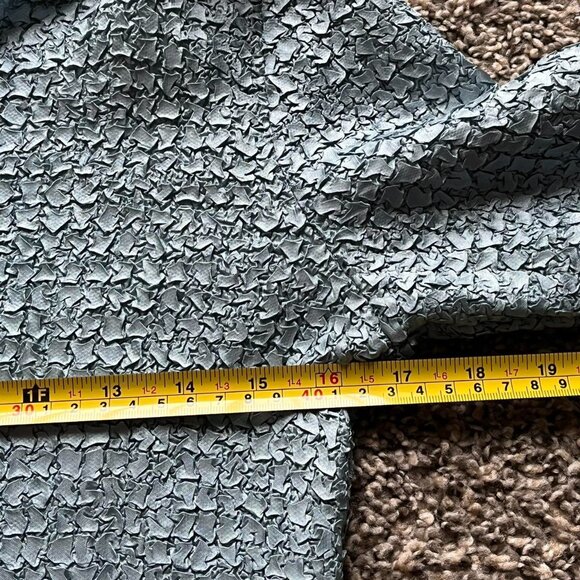 Y2K Essentials by Milano Womens Small Teal Bubble Popcorn Top - Picture 7 of 7